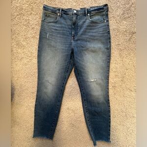 Everlane Women's The High Rise Skinny Blue Jeans Size 33 Ankle